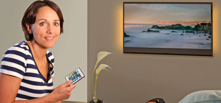 Ein Lichtband für Fernseh-Wellness Ein Lichtband für Fernseh-Wellness